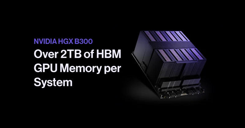 NVIDIA HGX B300 platform detail