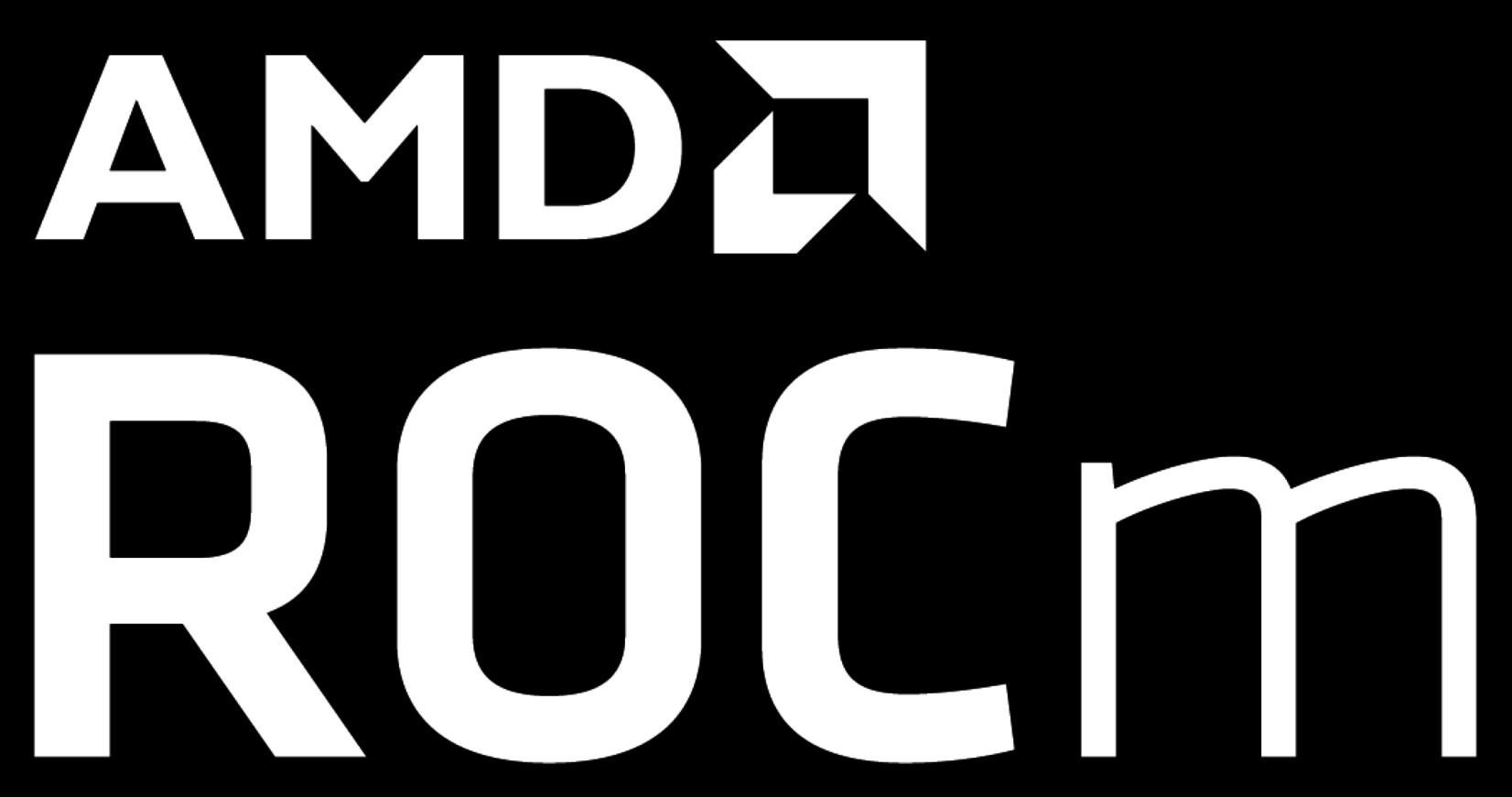 AMD ROCm logo for open accelerator runtime support